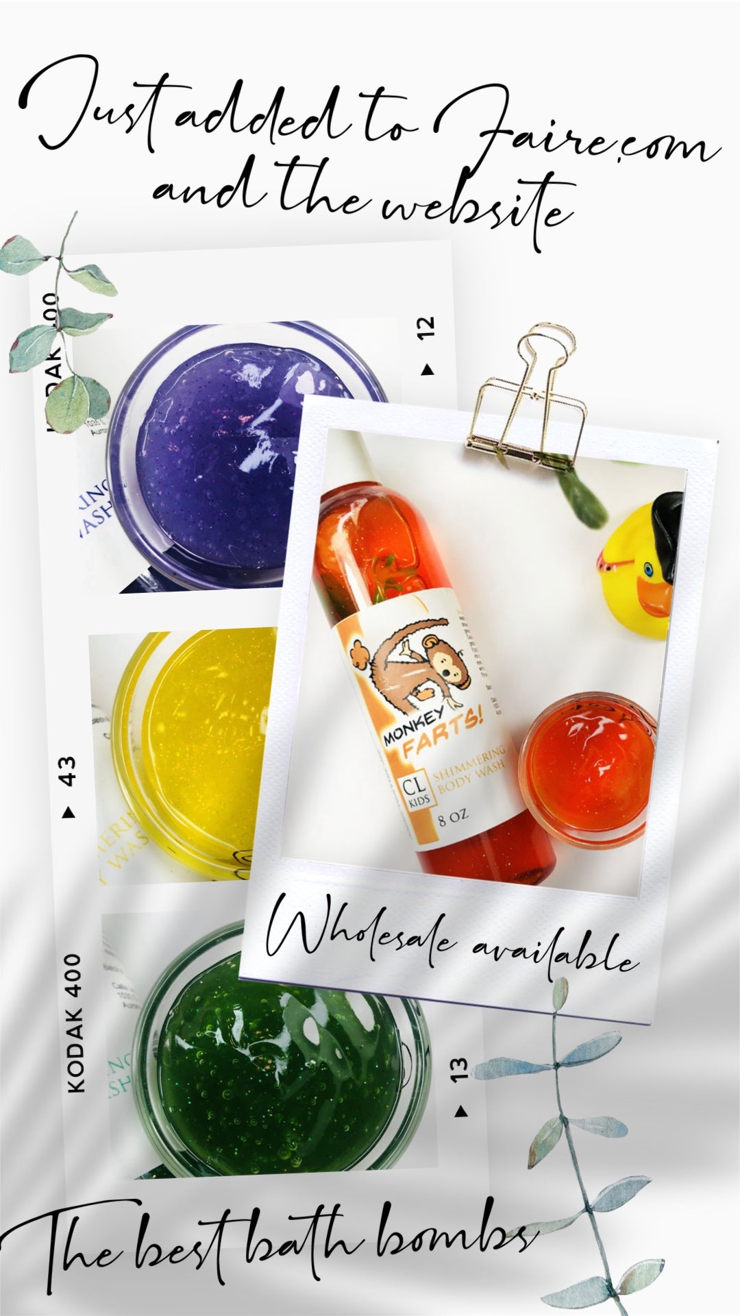 body wash collage picture