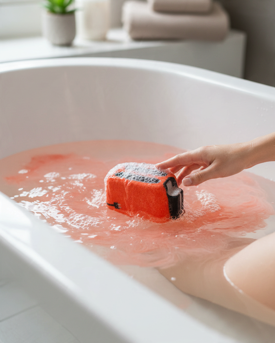 Toaster Bath Bomb - Red Orange
