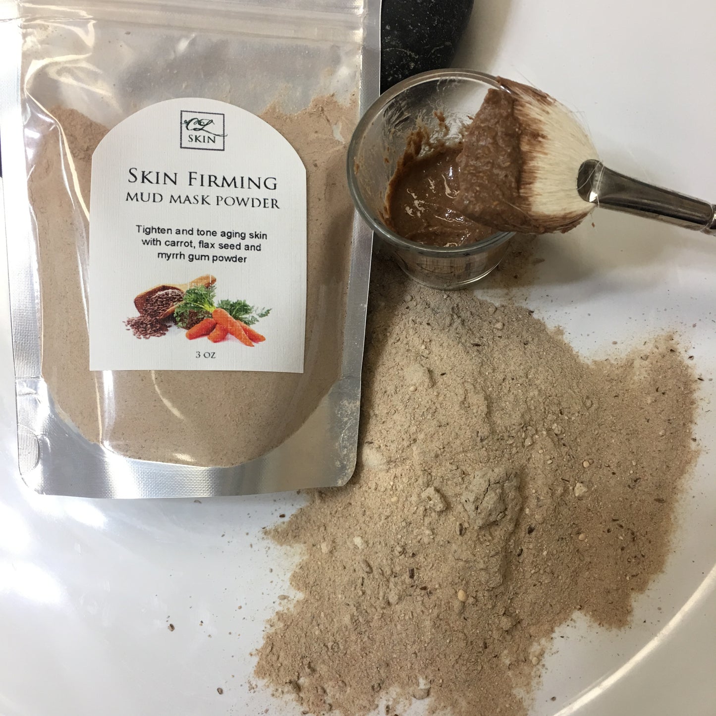Skin Firming Mud Mask Powder - Calla Lily Cosmetics + CL kids