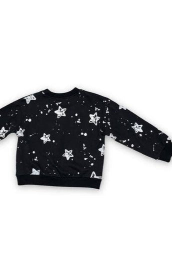Star Sweatshirt Black - Calla Lily Cosmetics + CL kids