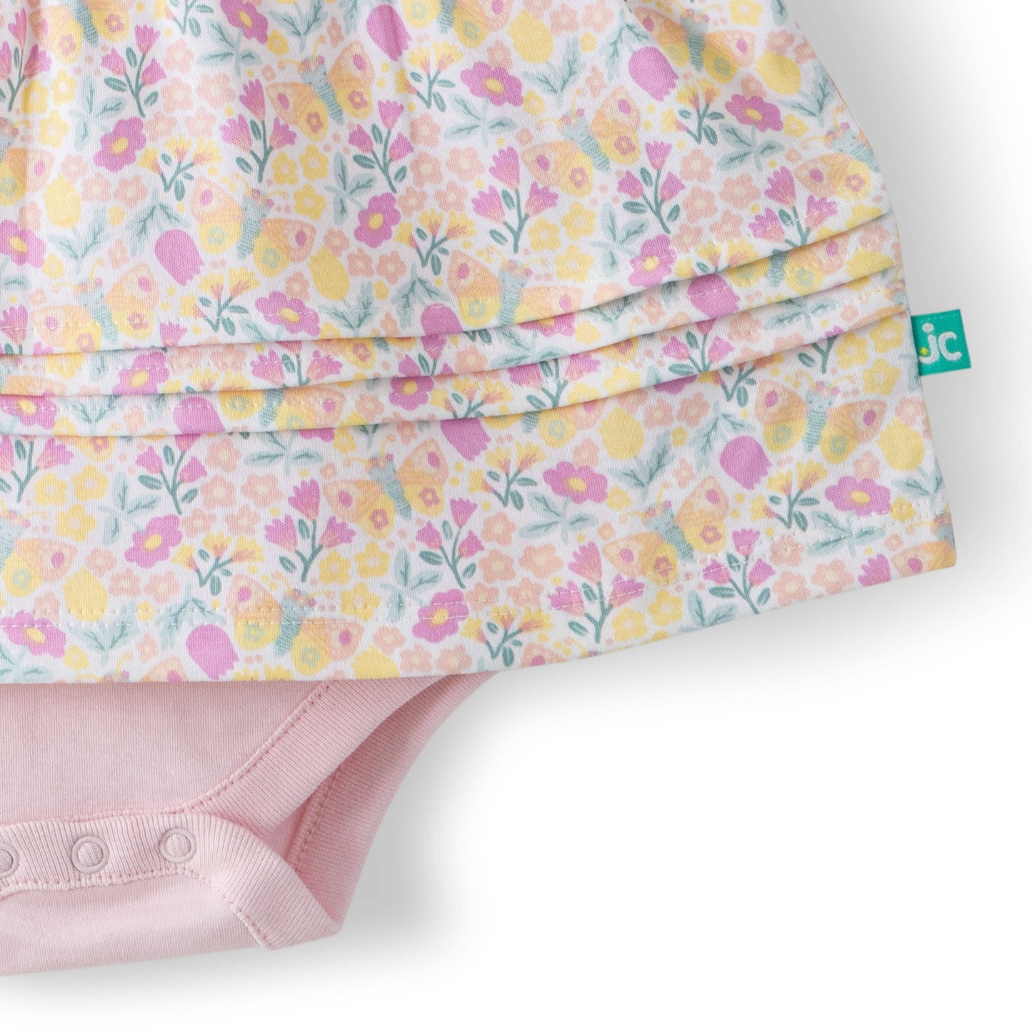 Organic Baby Girls’ Bodysuit Set – 2-Pack