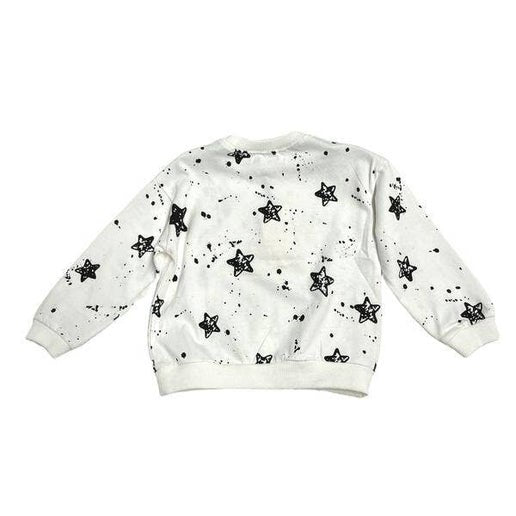 Star Sweatshirt White - Calla Lily Cosmetics + CL kids