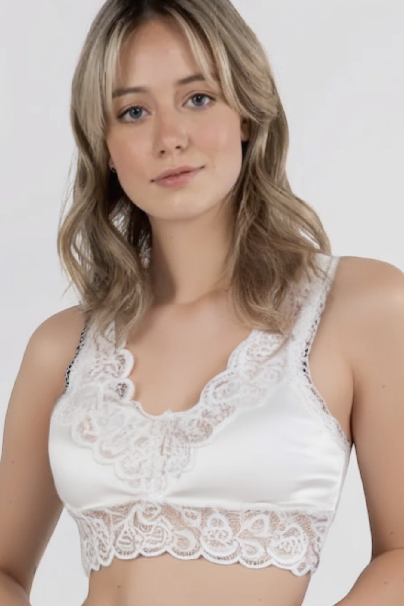 White Lace Bralette - Calla Lily Cosmetics + CL kids