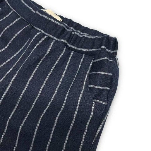 Pinstripe Jersey Pants Navy - Calla Lily Cosmetics + CL kids