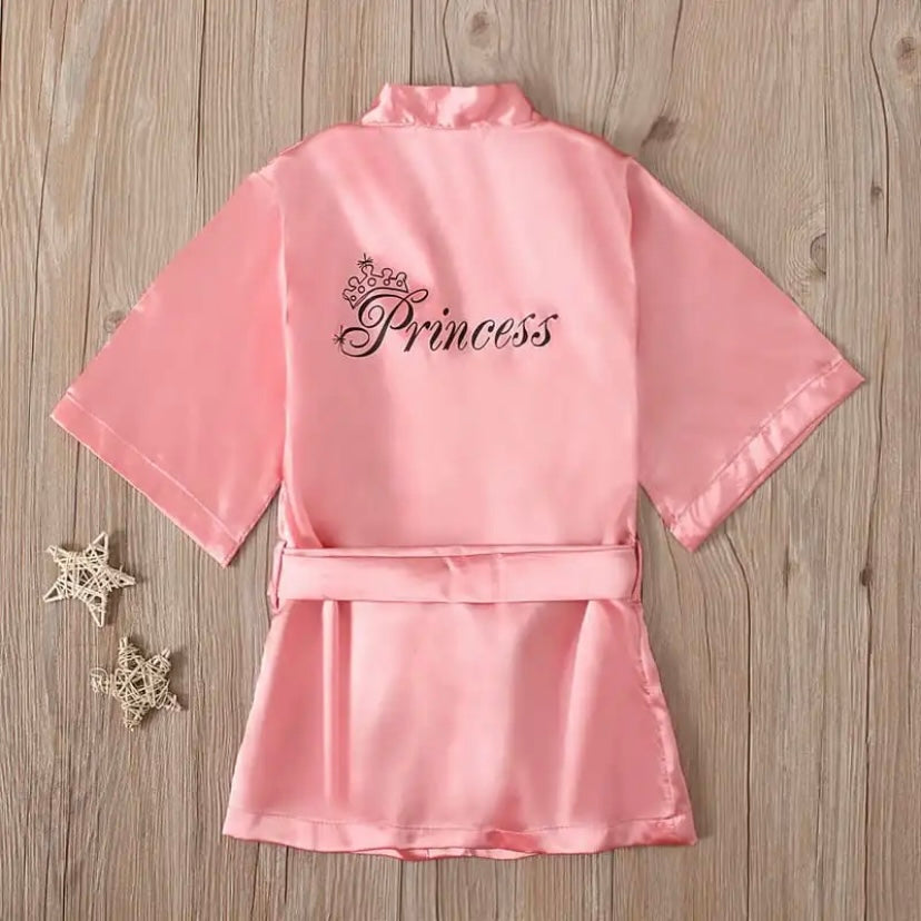 Satin Princess Toddler Robe - Calla Lily Cosmetics + CL kids