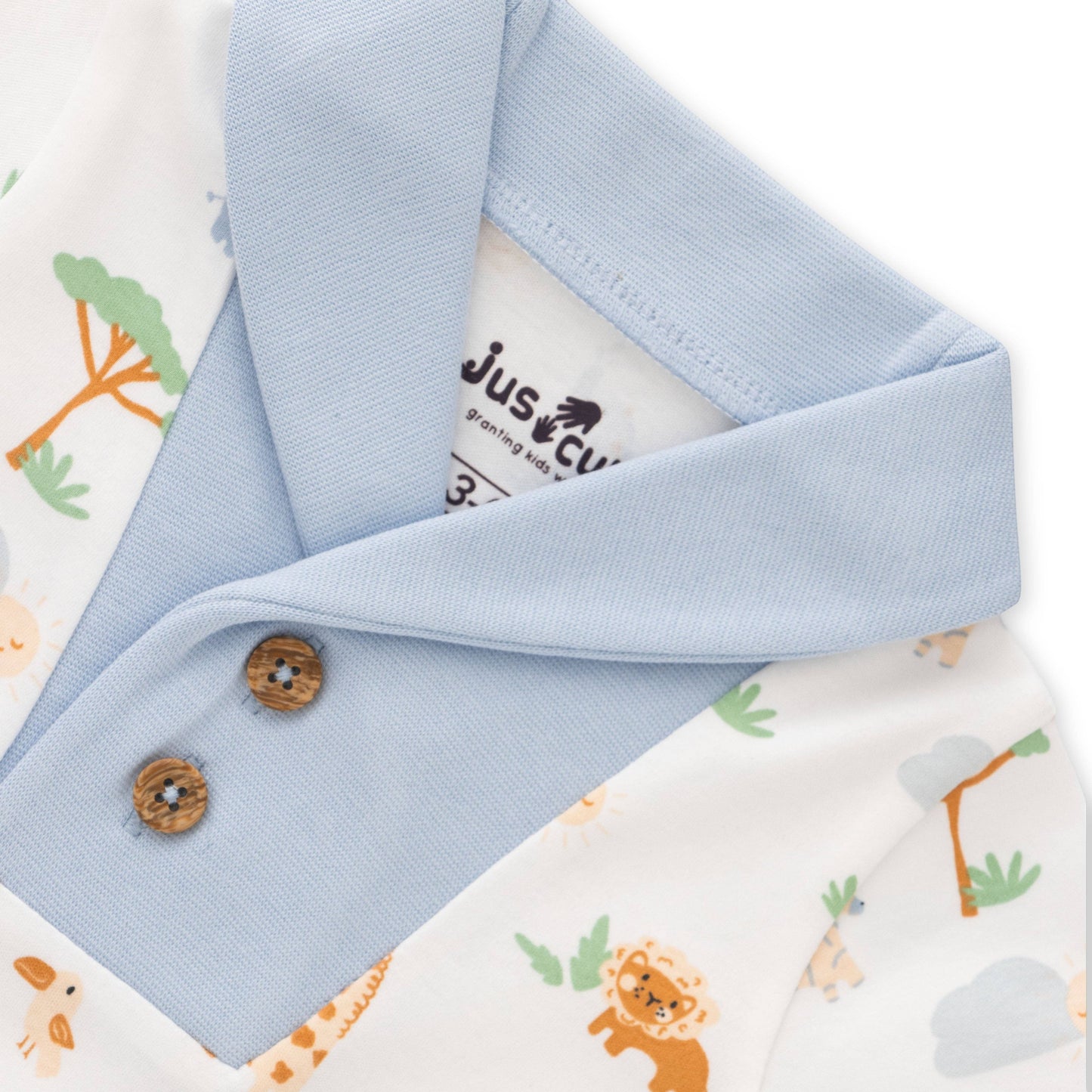 Organic Safari Adventure Baby Romper