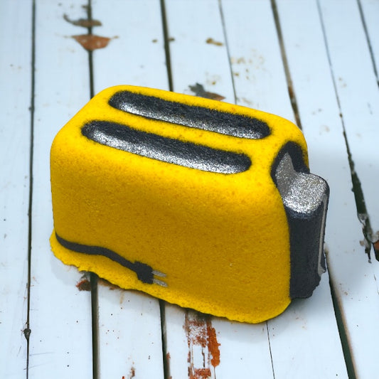 Toaster Bath Bomb - Yellow - Calla Lily Cosmetics + CL kids