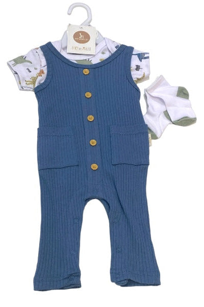 Light Blue Baby Dino Jumper - Calla Lily Cosmetics + CL kids