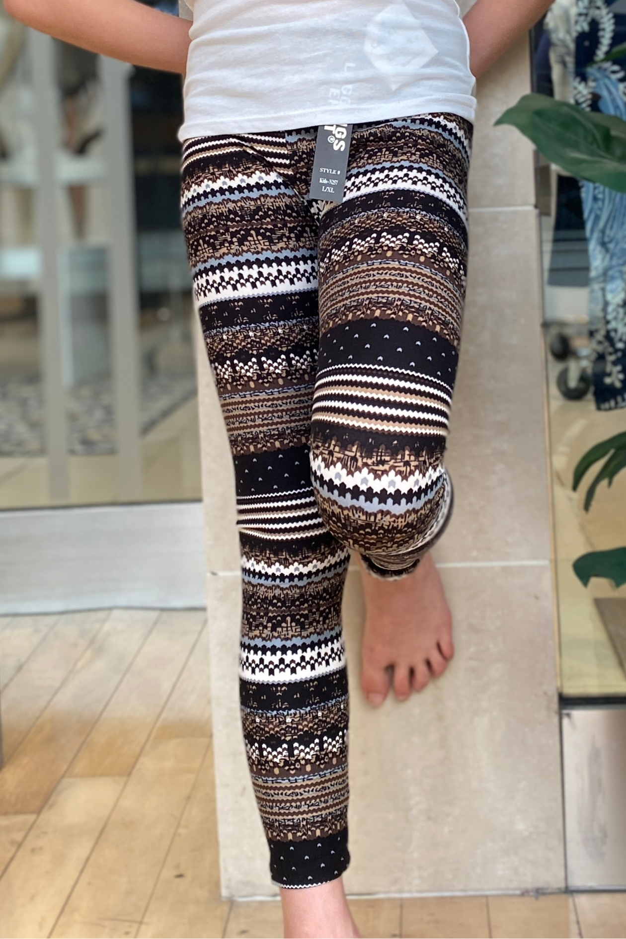 Kids Native Print Leggings - Calla Lily Cosmetics + CL kids