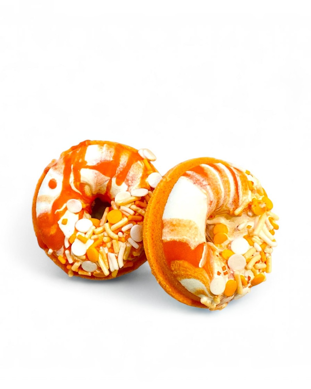 Donut Bath Bomb - Orange - Calla Lily Cosmetics + CL kids