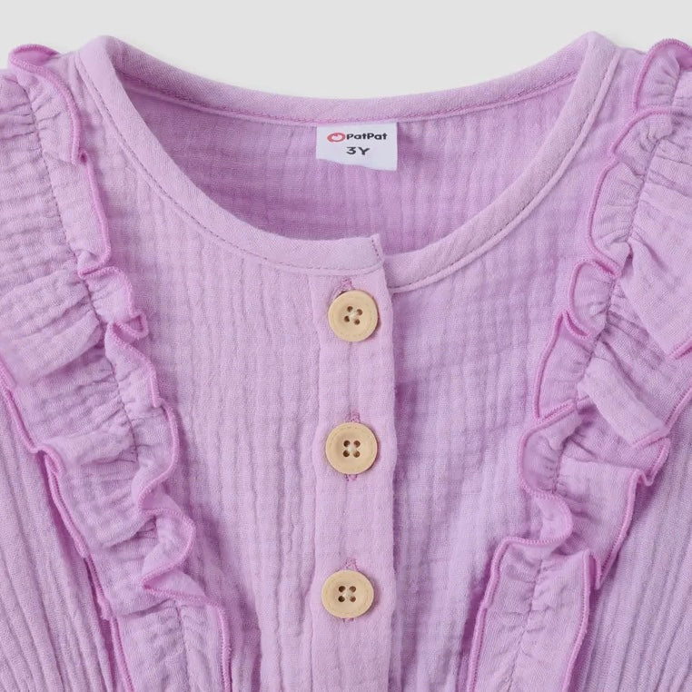 Ruffled Top & Floral Leggings set - Calla Lily Cosmetics + CL kids