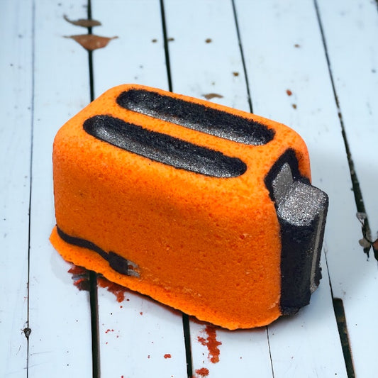 Toaster Bath Bomb - Orange - Calla Lily Cosmetics + CL kids