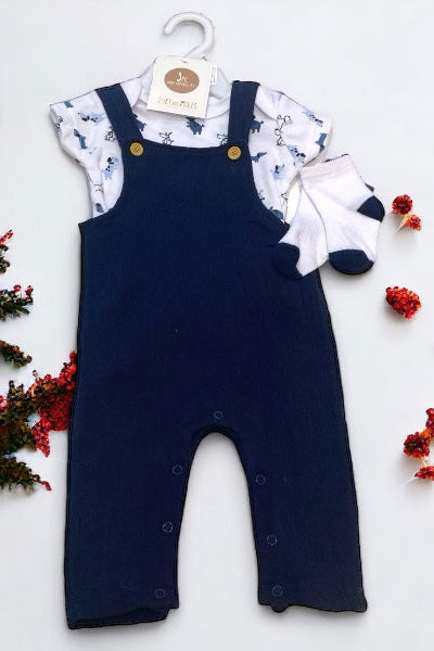 Dk. Blue Baby Puppy Jumper Set - Calla Lily Cosmetics + CL kids