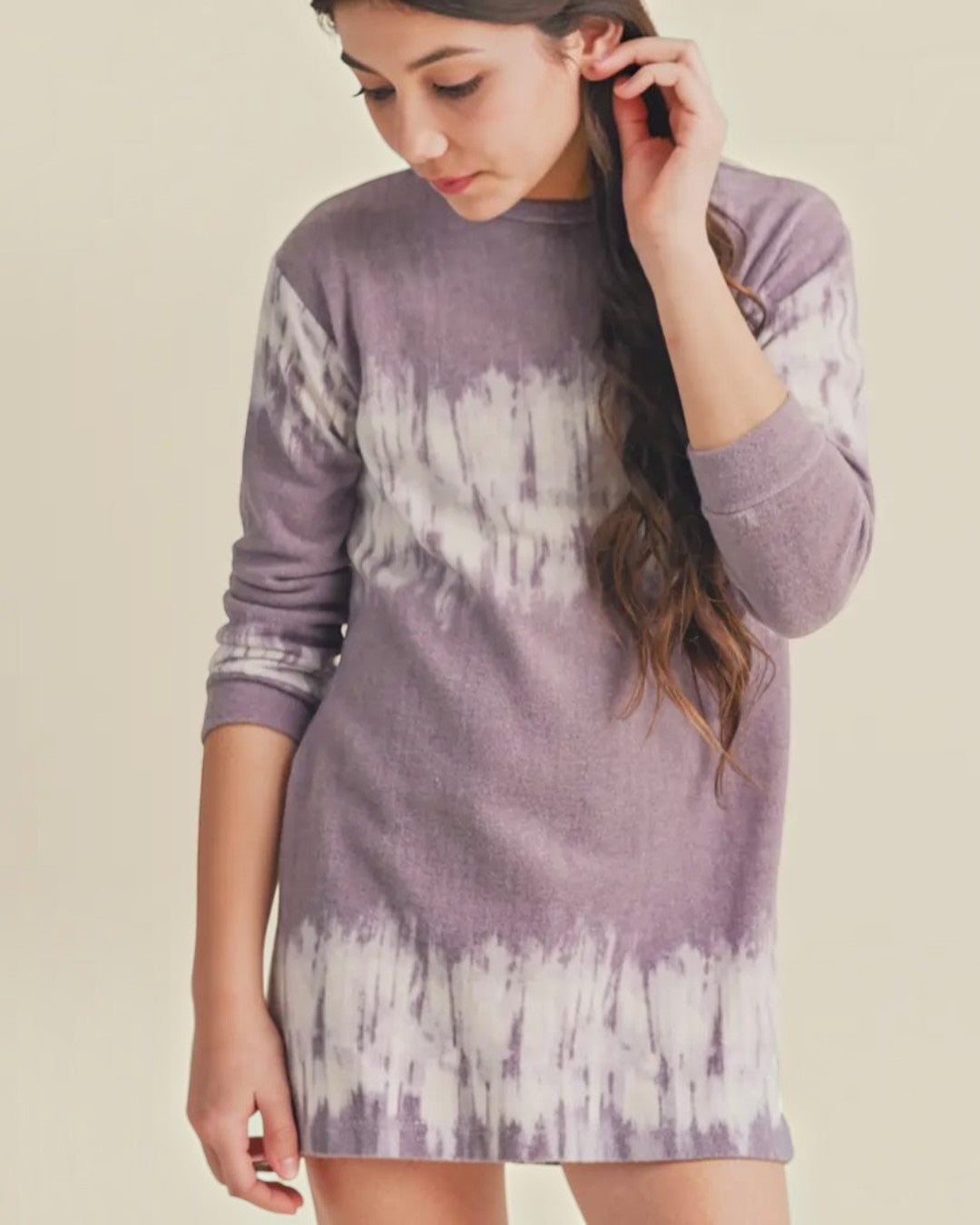 Purple Sweater Dress - Tween - Calla Lily Cosmetics + CL kids