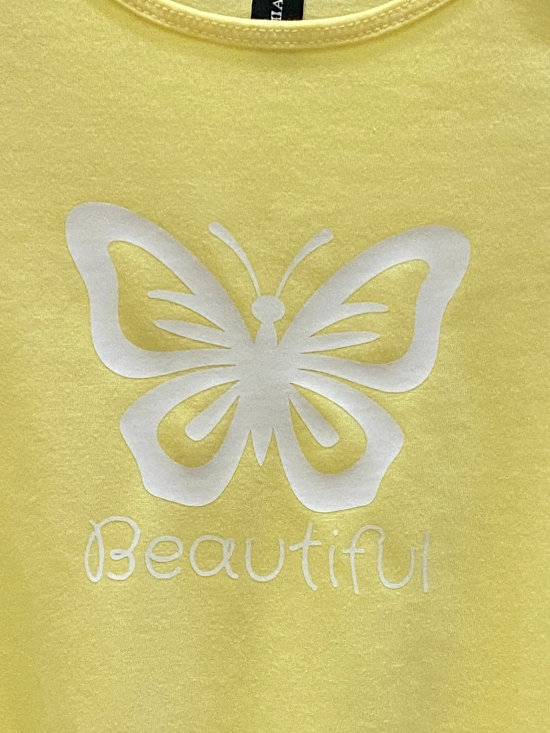 Girl’s Knot Tee - Light Yellow - Calla Lily Cosmetics + CL kids