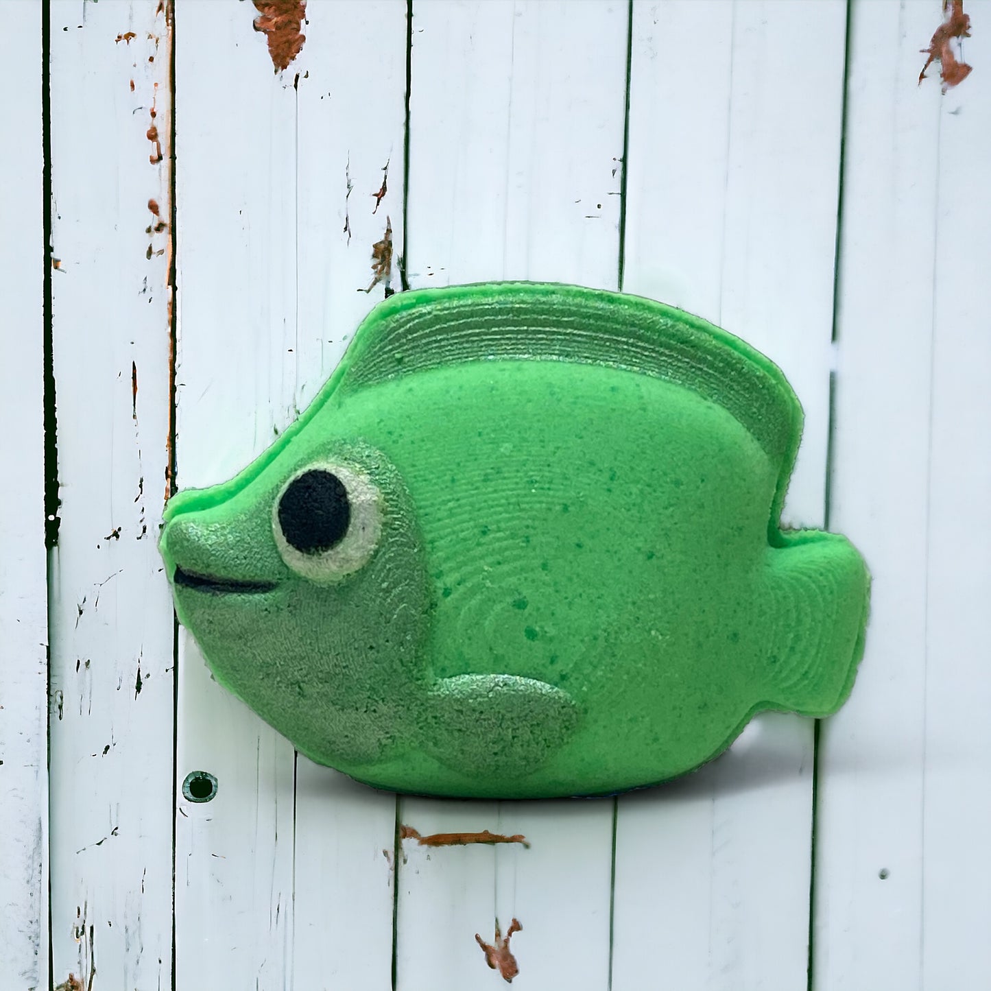 Fish Bath Bomb - Green - Calla Lily Cosmetics + CL kids