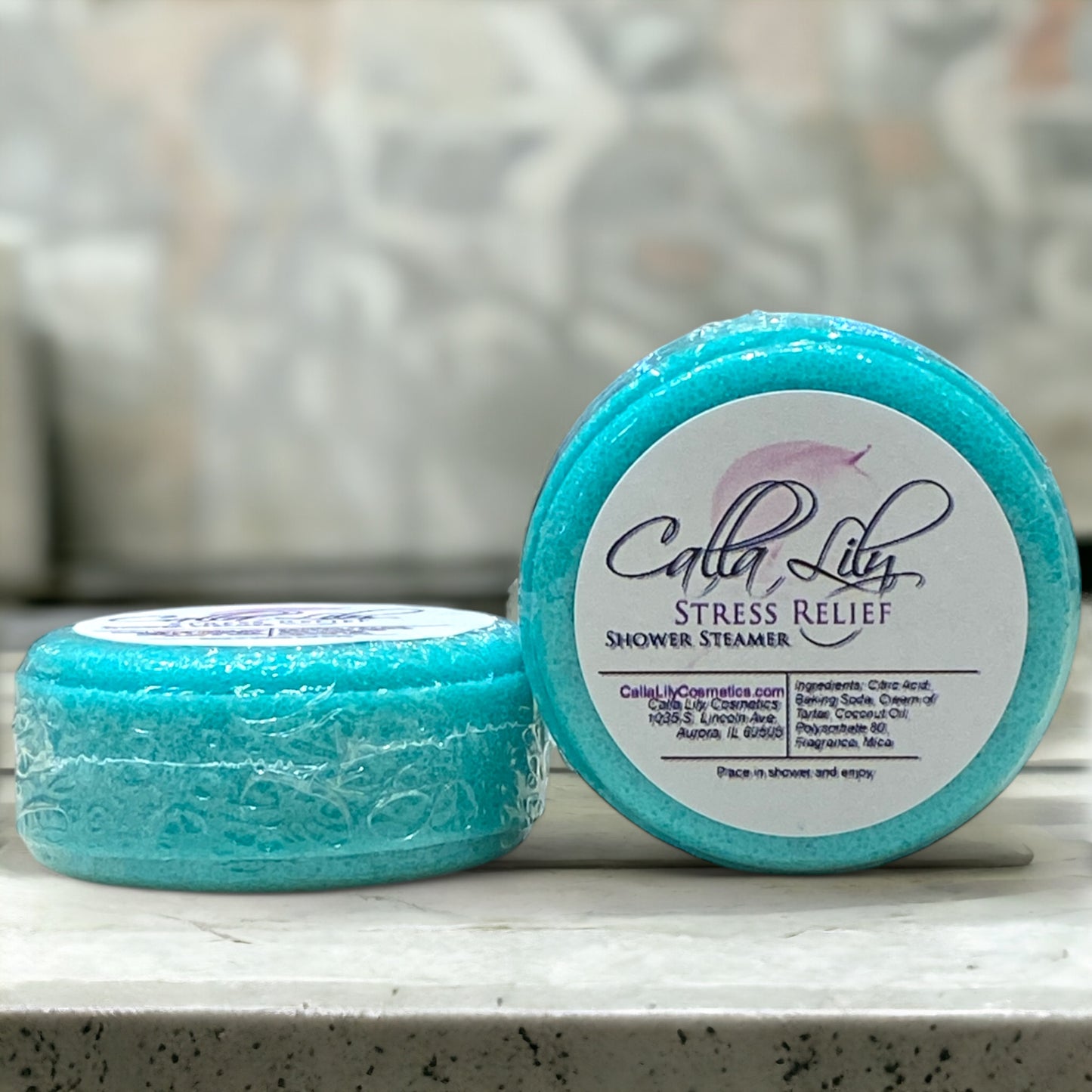 Stress Relief Shower Steamer - Calla Lily Cosmetics + CL kids