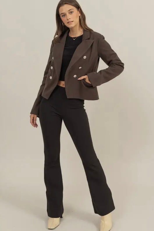 Double Breasted Fitted Jacket - Calla Lily Cosmetics + CL kids