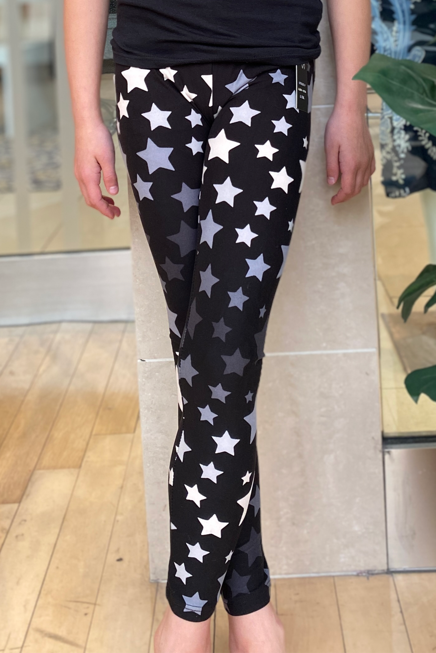 Kids Star Print Leggings - Calla Lily Cosmetics + CL kids