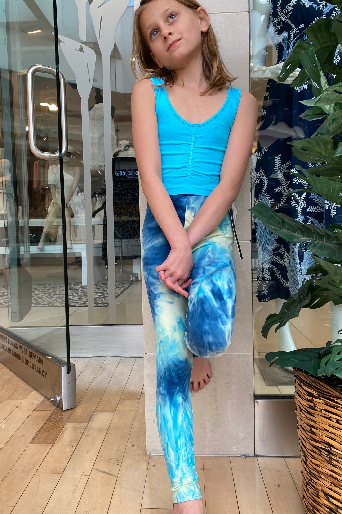 Kids Tie Dye Print Leggings - Calla Lily Cosmetics + CL kids