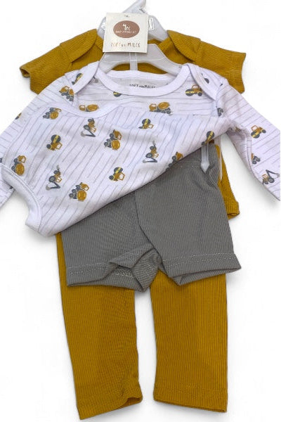 4pcs Baby Construction Jumper Set - Calla Lily Cosmetics + CL kids