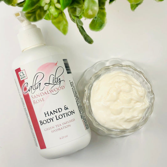 Sandalwood Rose Lotion - Calla Lily Cosmetics + CL kids