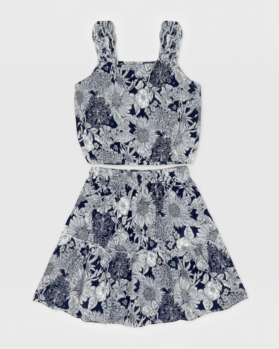 2 Piece Floral Skirt Set - Calla Lily Cosmetics + CL kids