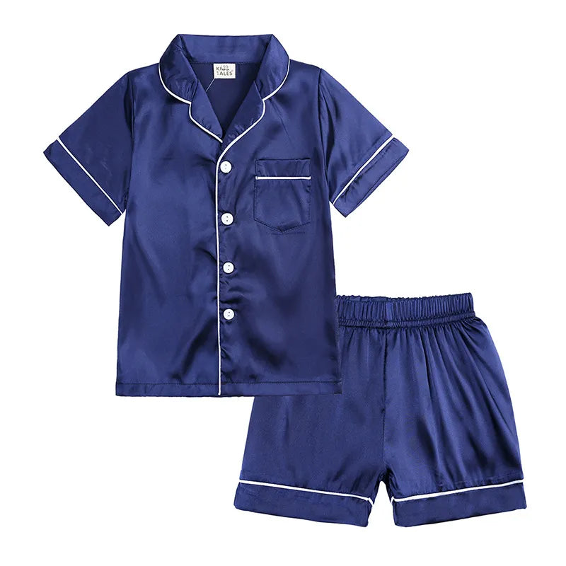 Kid's Satin Pajama Set