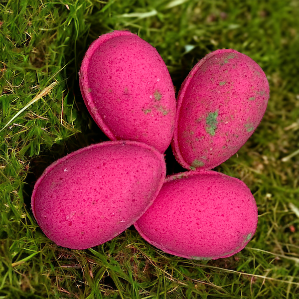 Speckled Egg Bath Bomb - Pink Strawberry - Calla Lily Cosmetics + CL kids