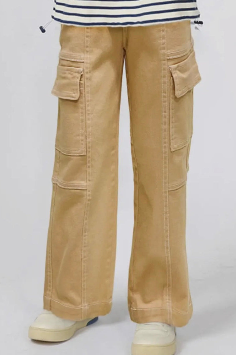 Bonnie Bianca Khaki Cargo Jeans