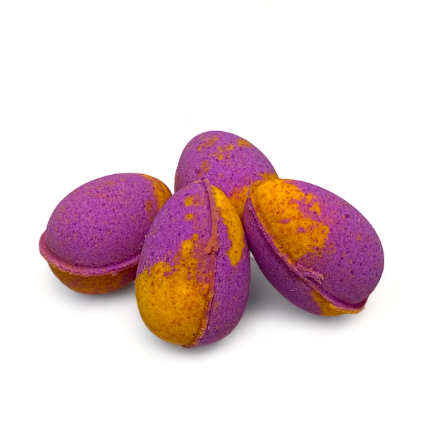 Speckled Egg Bath Bomb - Purple - Grape Soda - Calla Lily Cosmetics + CL kids