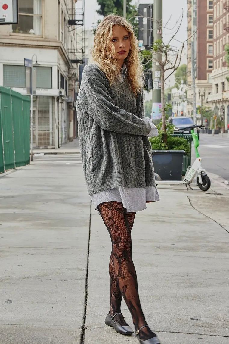 Grey Sweater Dress/Tunic - Calla Lily Cosmetics + CL kids