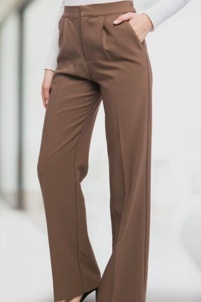 Truffle Pleated Dress Pants - Calla Lily Cosmetics + CL kids
