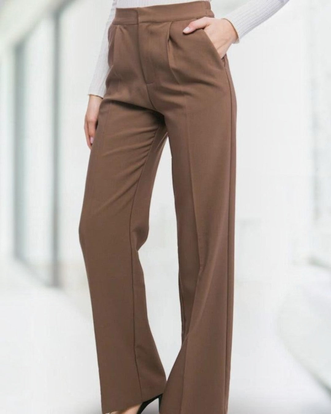 Truffle Pleated Dress Pants - Calla Lily Cosmetics + CL kids