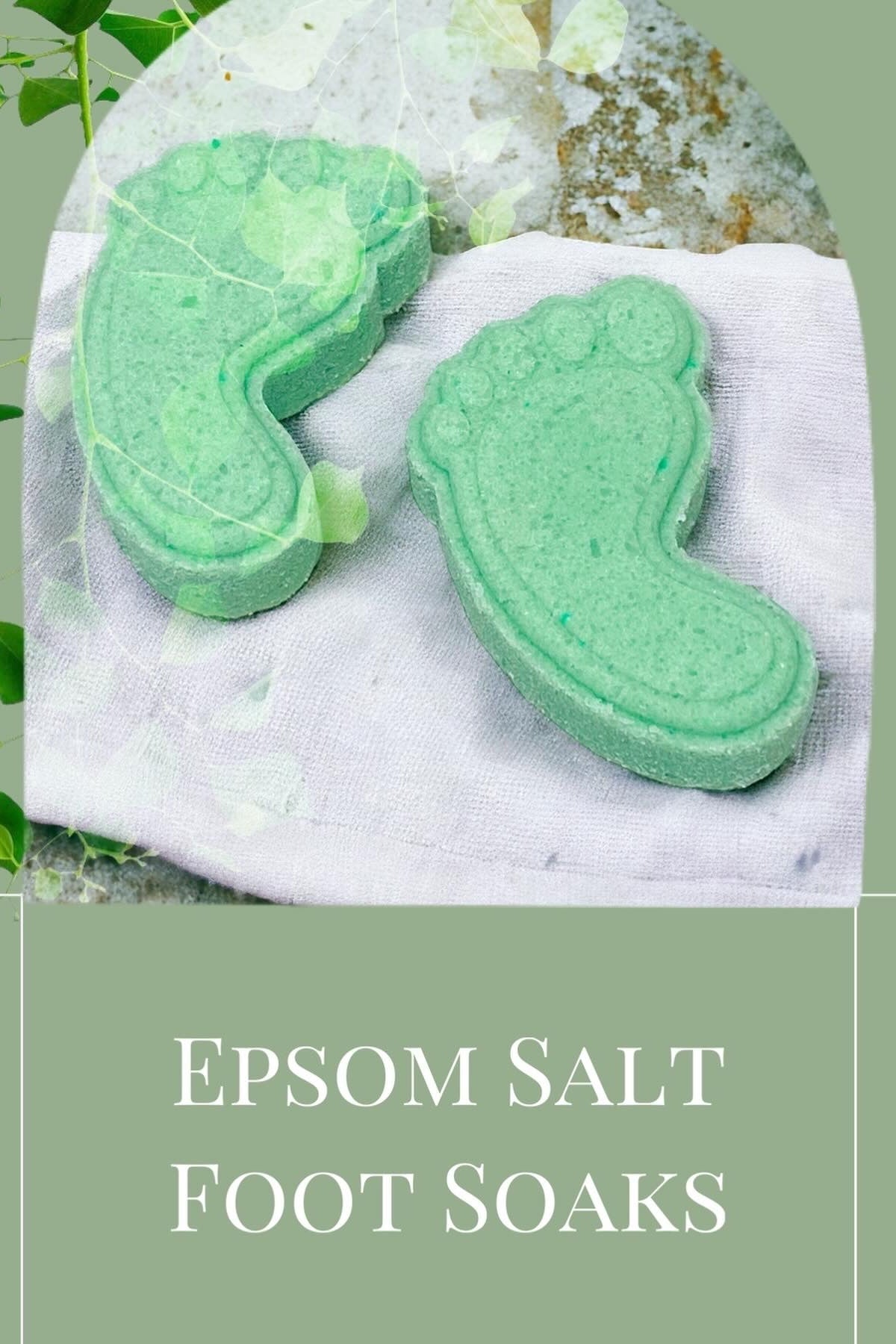 Cooling Foot Soak Bath Bomb - Calla Lily Cosmetics + CL kids