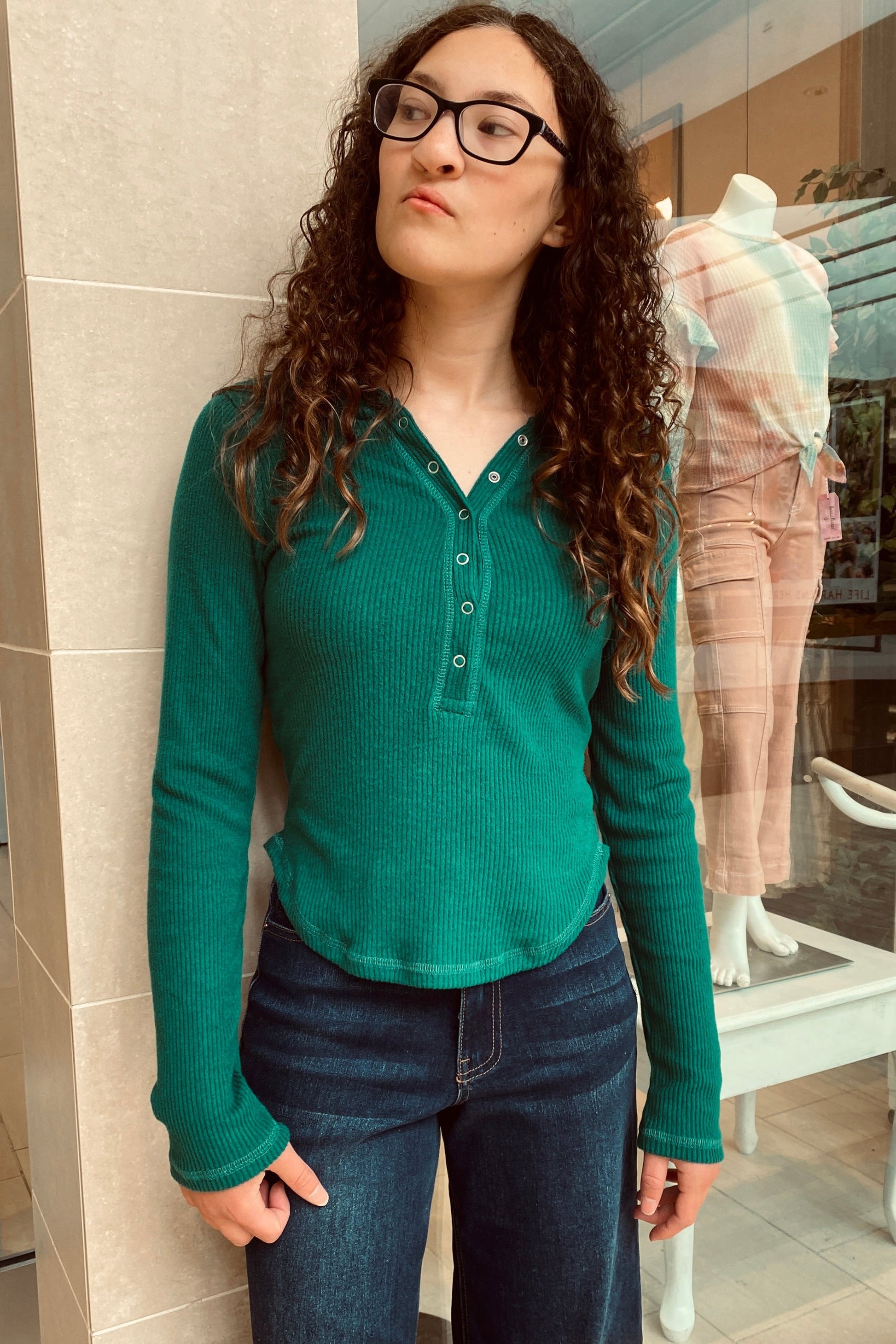 Green Hooded Top - Tween/Junior - Calla Lily Cosmetics + CL kids