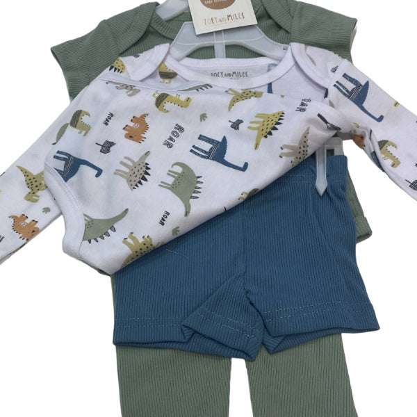 4 pc Baby Dino Jumper Set - Calla Lily Cosmetics + CL kids