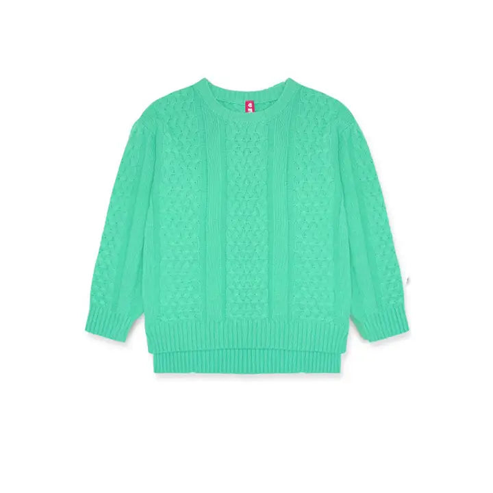 Tween Mint Knit Pullover Sweater - Calla Lily Cosmetics + CL kids