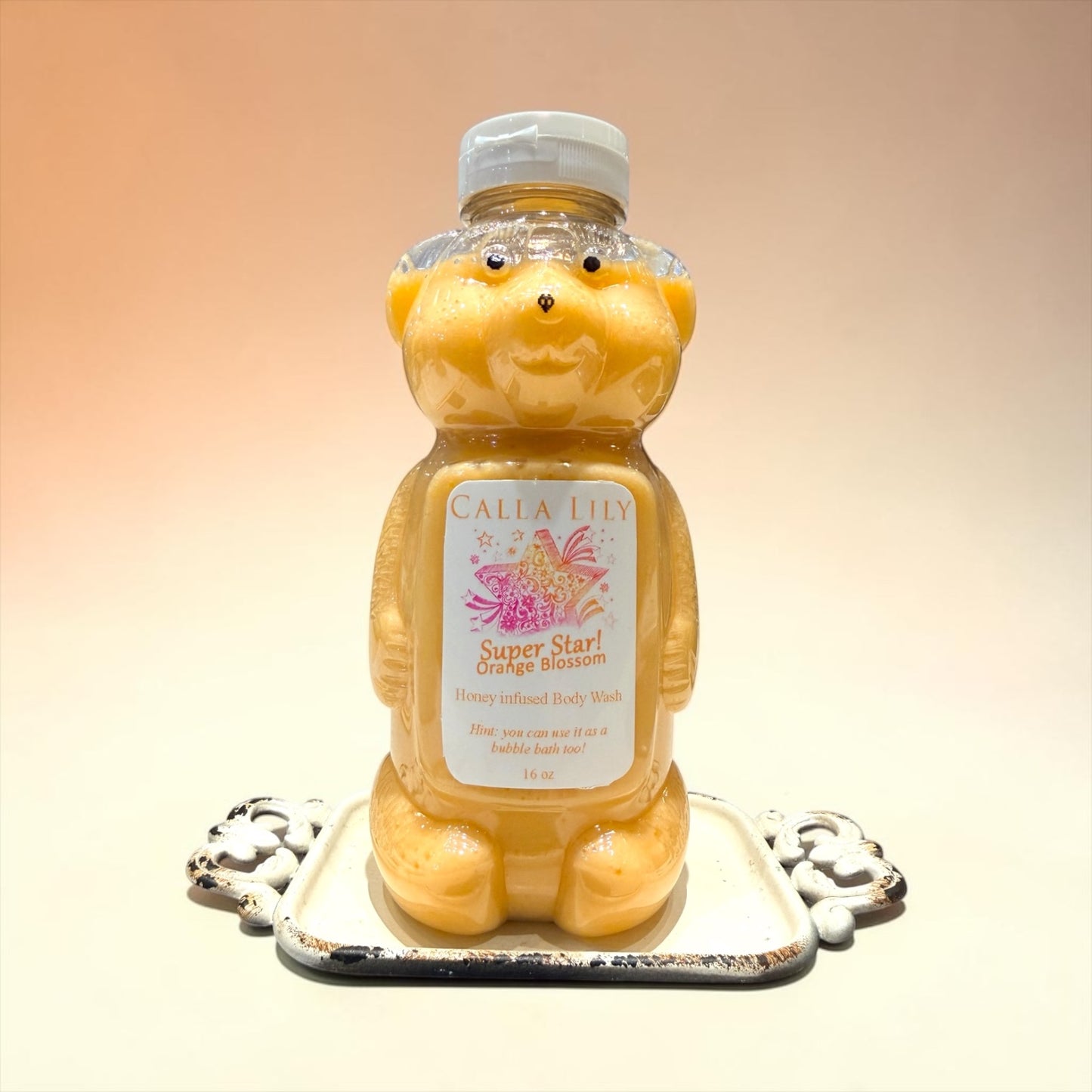 Honey Infused Body Wash - "Super Star" Orange Blossom
