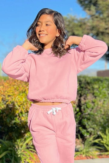 Tween Pink Sweatshirt - Calla Lily Cosmetics + CL kids