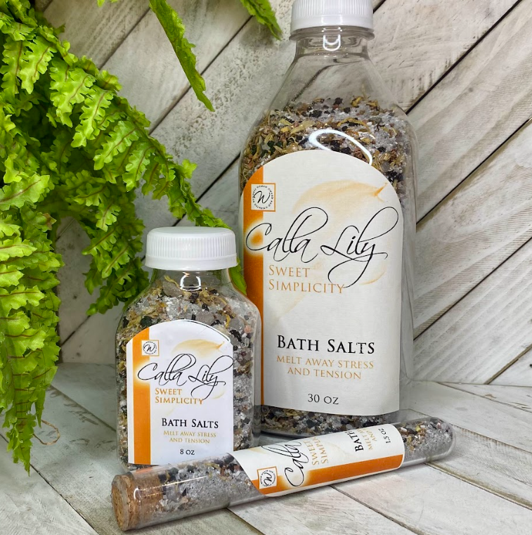 Sweet Simplicity Bath Salts - 8oz - Calla Lily Cosmetics + CL kids