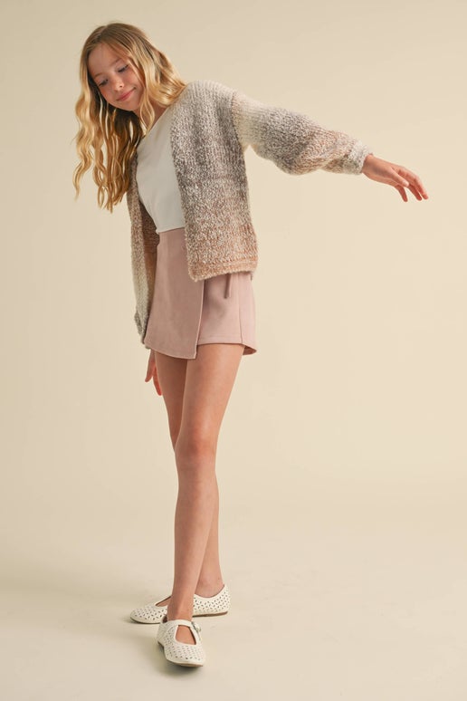 Tan Ombre' Cardigan - Calla Lily Cosmetics + CL kids