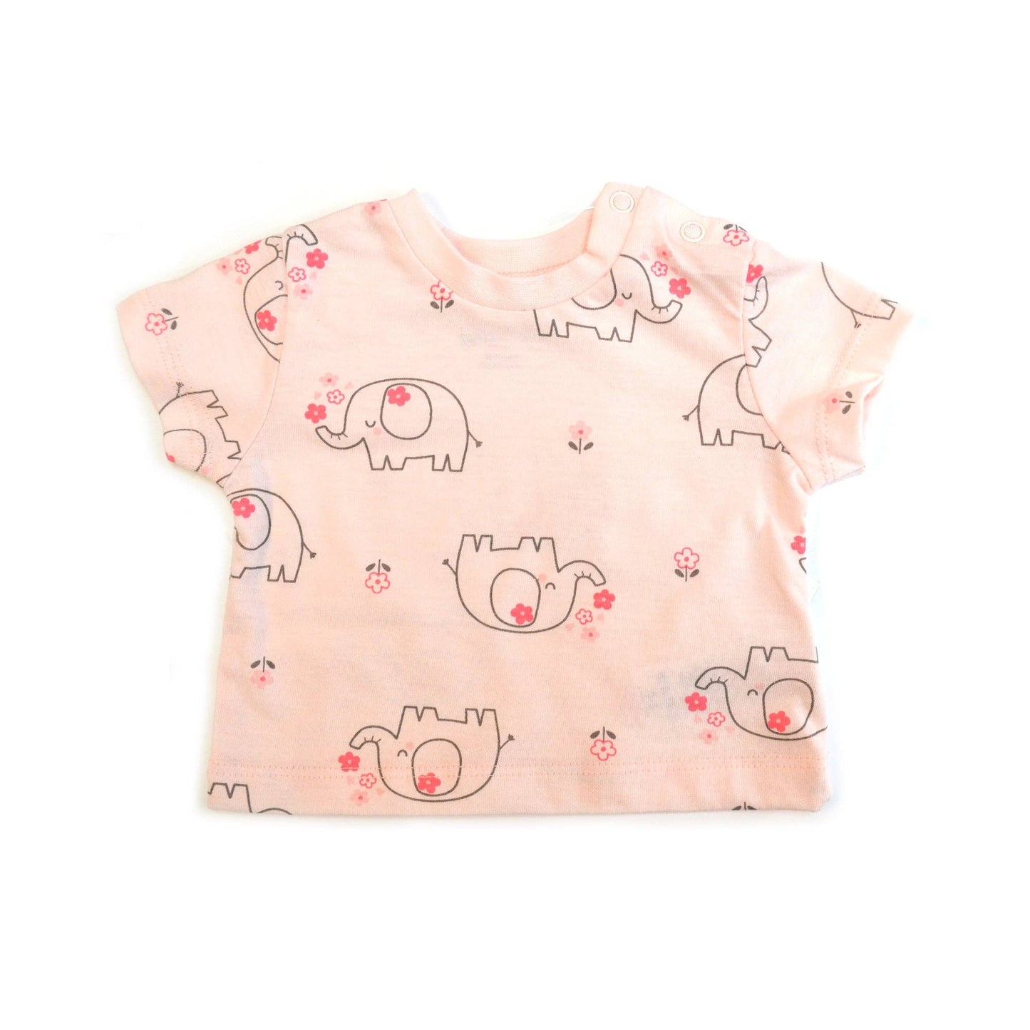 3 pc Bodysuit, Elephant T-Shirt & Short Set