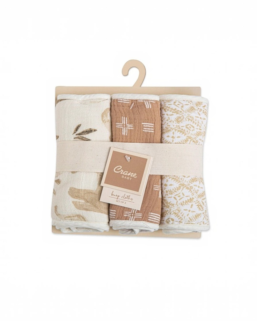 Crane Baby Burp Clothes - Kendi - Calla Lily Cosmetics + CL kids