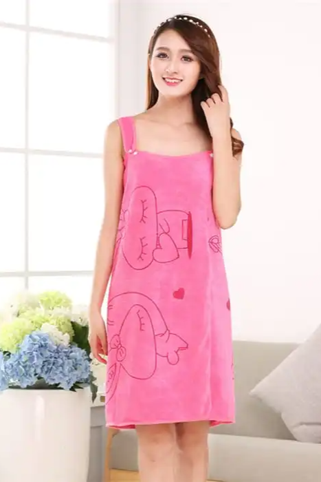 Wrap Towel - Dark Pink