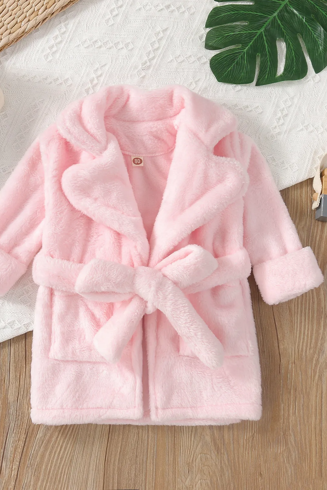 Pink Super Soft Toddler Robe - Calla Lily Cosmetics + CL kids
