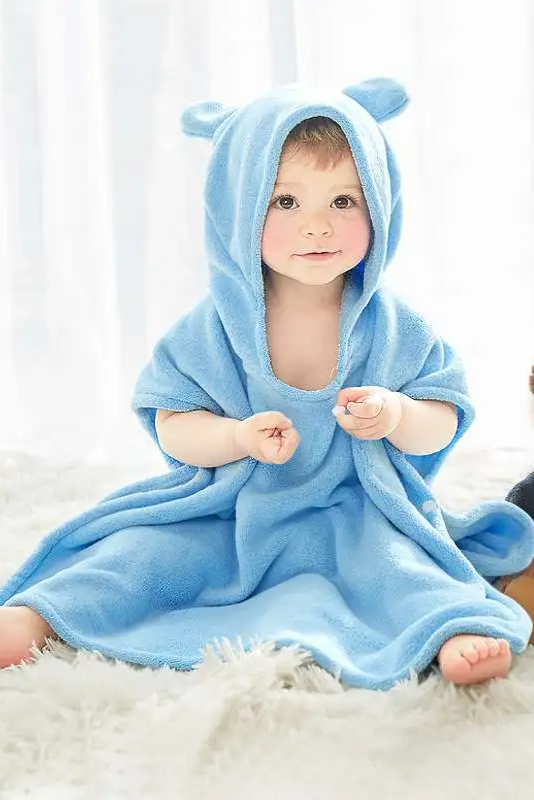 Child's Hooded Towel - 3 colors - Calla Lily Cosmetics + CL kids