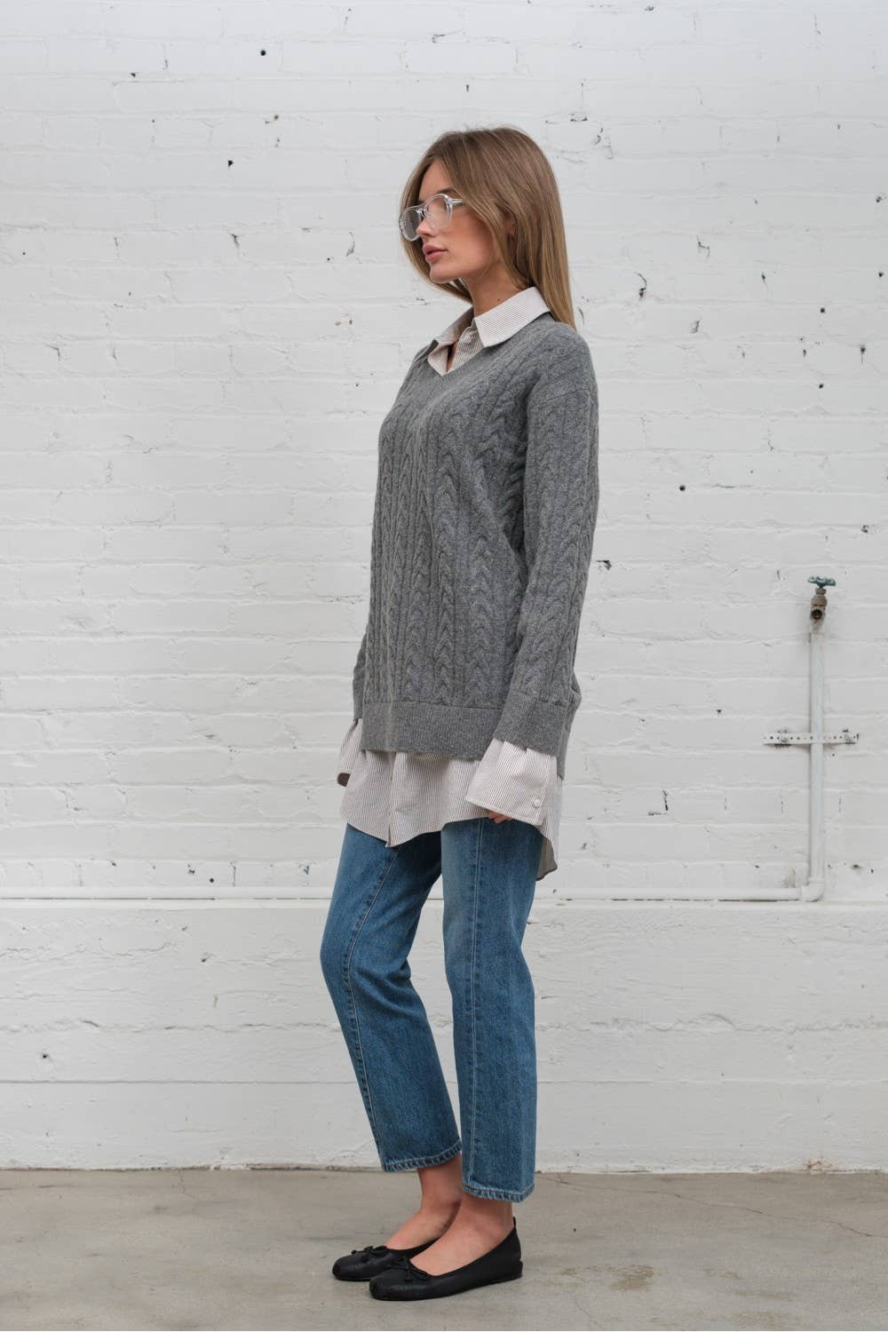 Grey Sweater Dress/Tunic