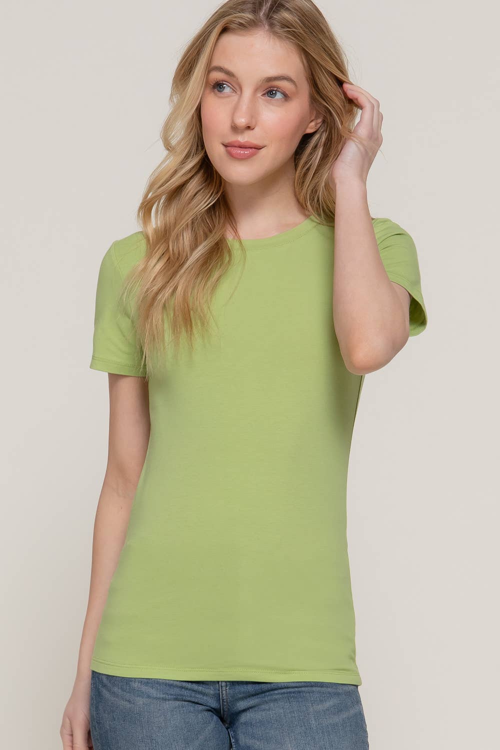 Crew Neck Cotton Tee