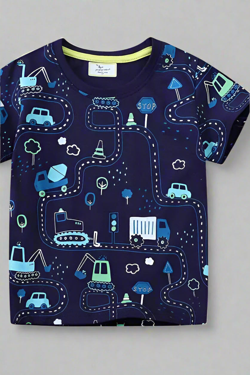 Kid's Car Tee - Calla Lily Cosmetics + CL kids